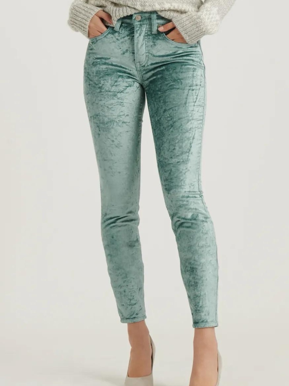 Pilcro velvet high-Rise skinny jeans  ,size /30